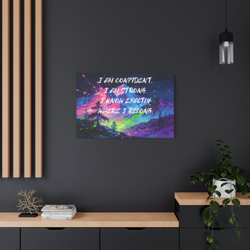 I Am Confident I Am Strong. I Know Exactly Where I Belong. - Imprint Art