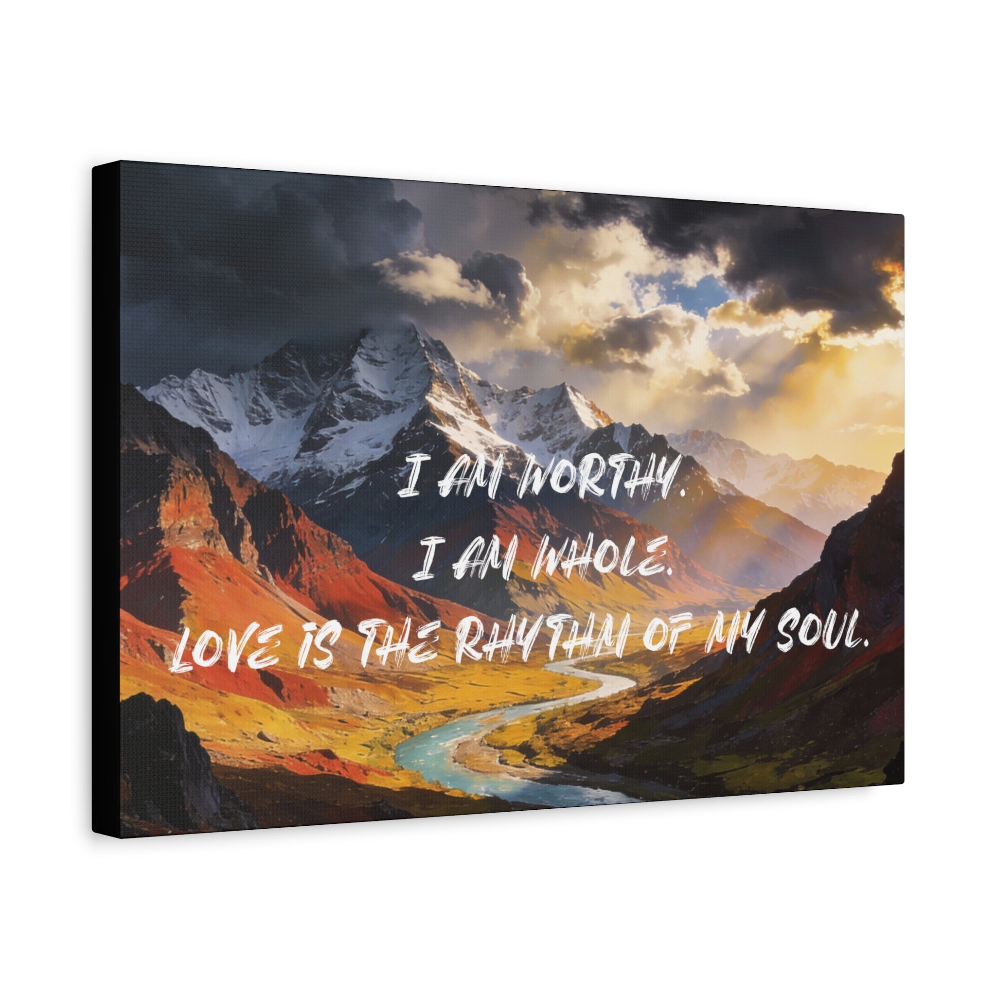 I Am Worthy. I Am Whole. Love Is The Rhythm Of My Soul. - Imprint Art