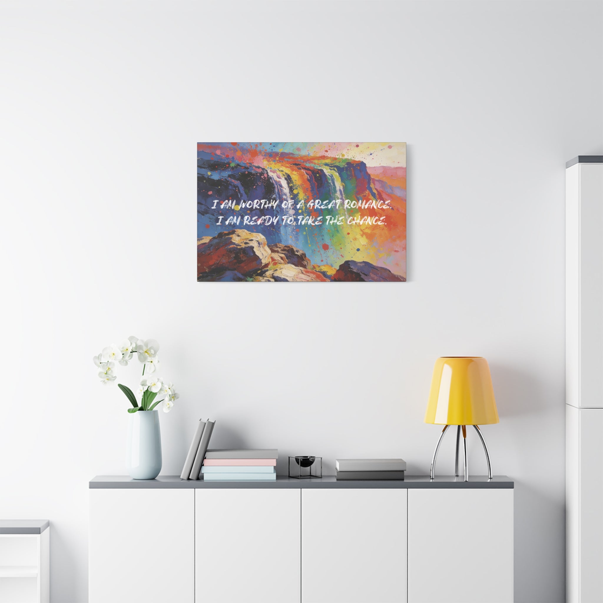 I Am Worthy of a Great Romance. I Am Ready To Take The Chance. - Imprint Art