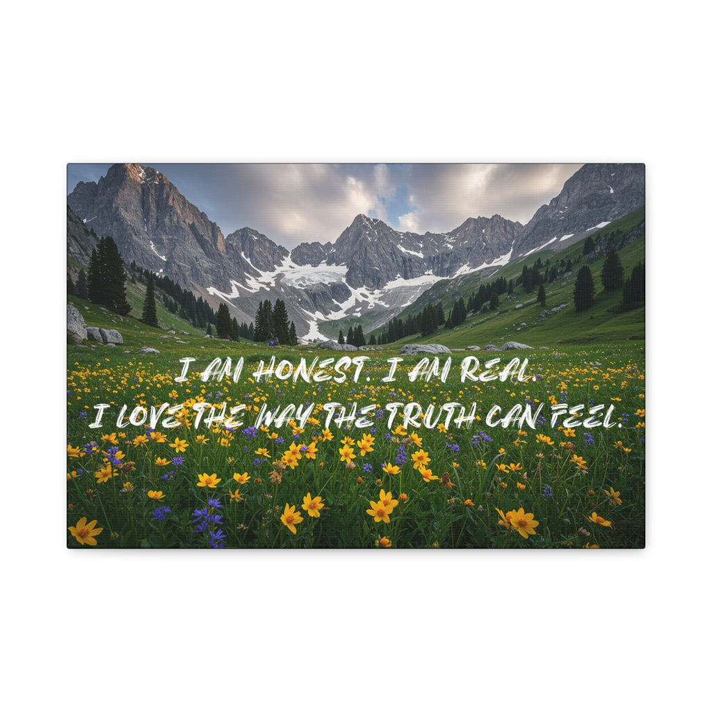 I Am Honest. I Am Real. I Love The Way The Truth Can Feel. - Imprint Art