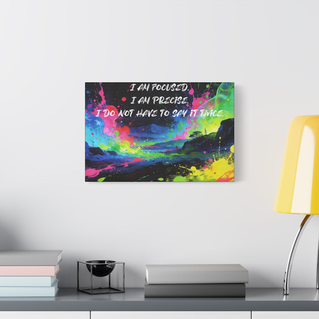 I Am Focused. I Am Precise. I do Not Have to Say it Twice. - Imprint Art