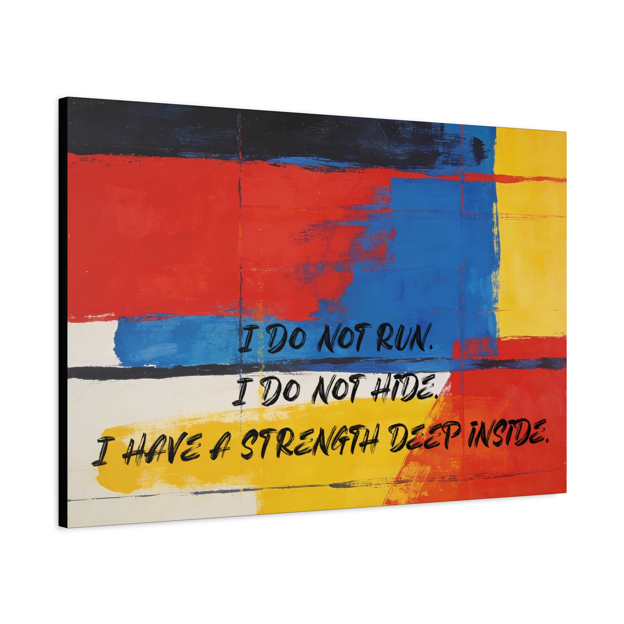 I Do Not Run. I Do Not Hide. I Have a Strength Deep Inside. - Imprint Art