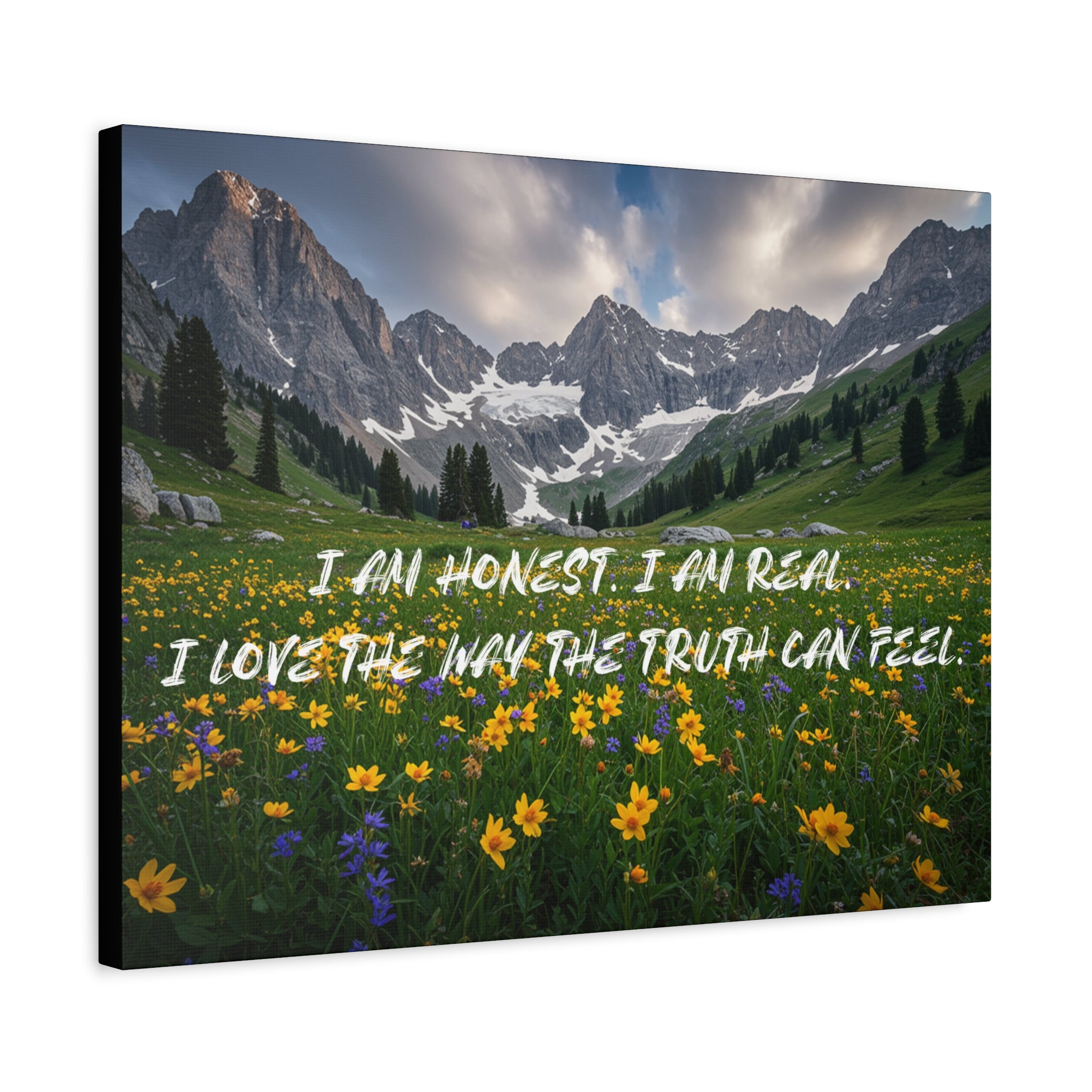 I Am Honest. I Am Real. I Love The Way The Truth Can Feel. - Imprint Art