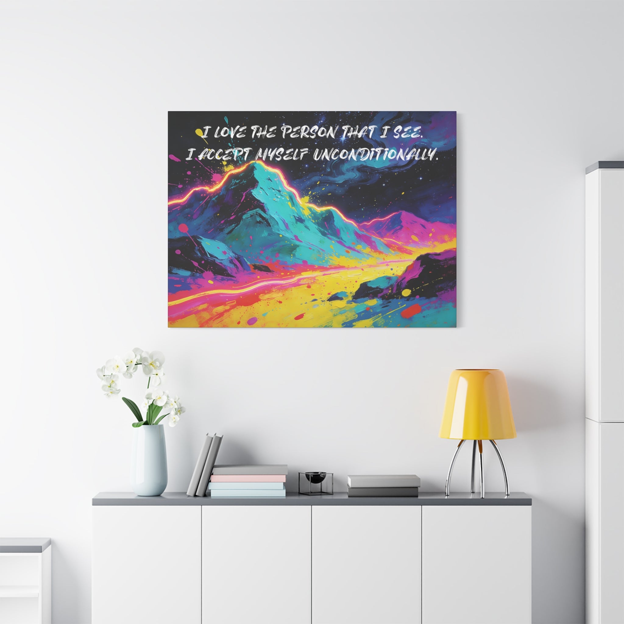 I Love The Person That I See. I Accept Myself Unconditionally. - Imprint Art
