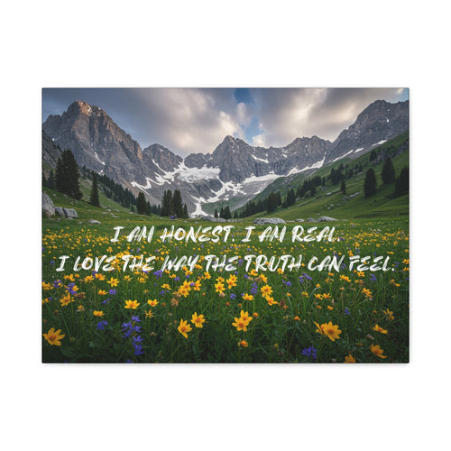 I Am Honest. I Am Real. I Love The Way The Truth Can Feel. - Imprint Art