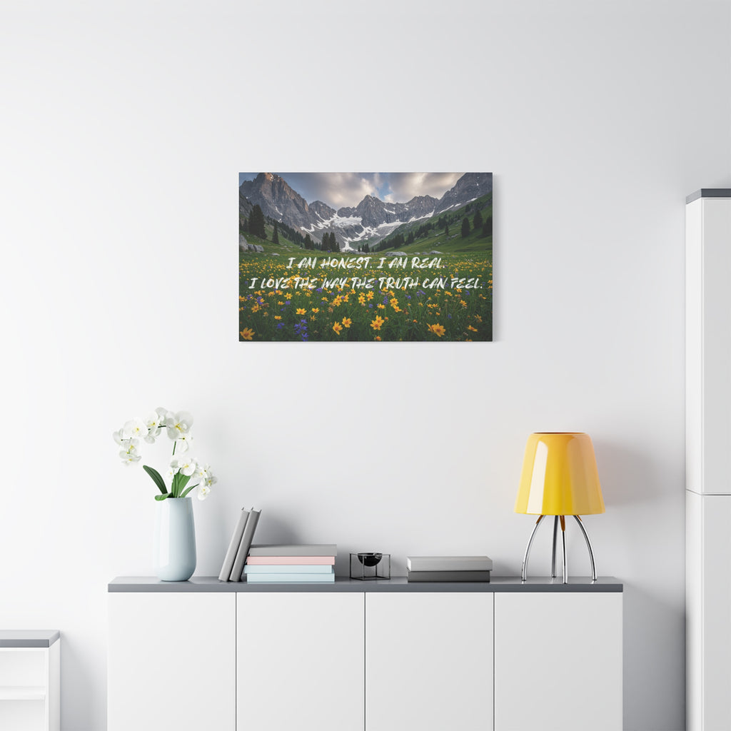 I Am Honest. I Am Real. I Love The Way The Truth Can Feel. - Imprint Art