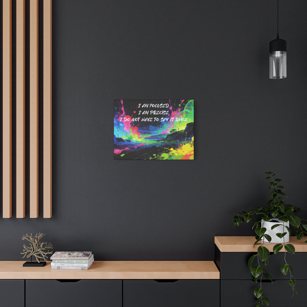 I Am Focused. I Am Precise. I do Not Have to Say it Twice. - Imprint Art