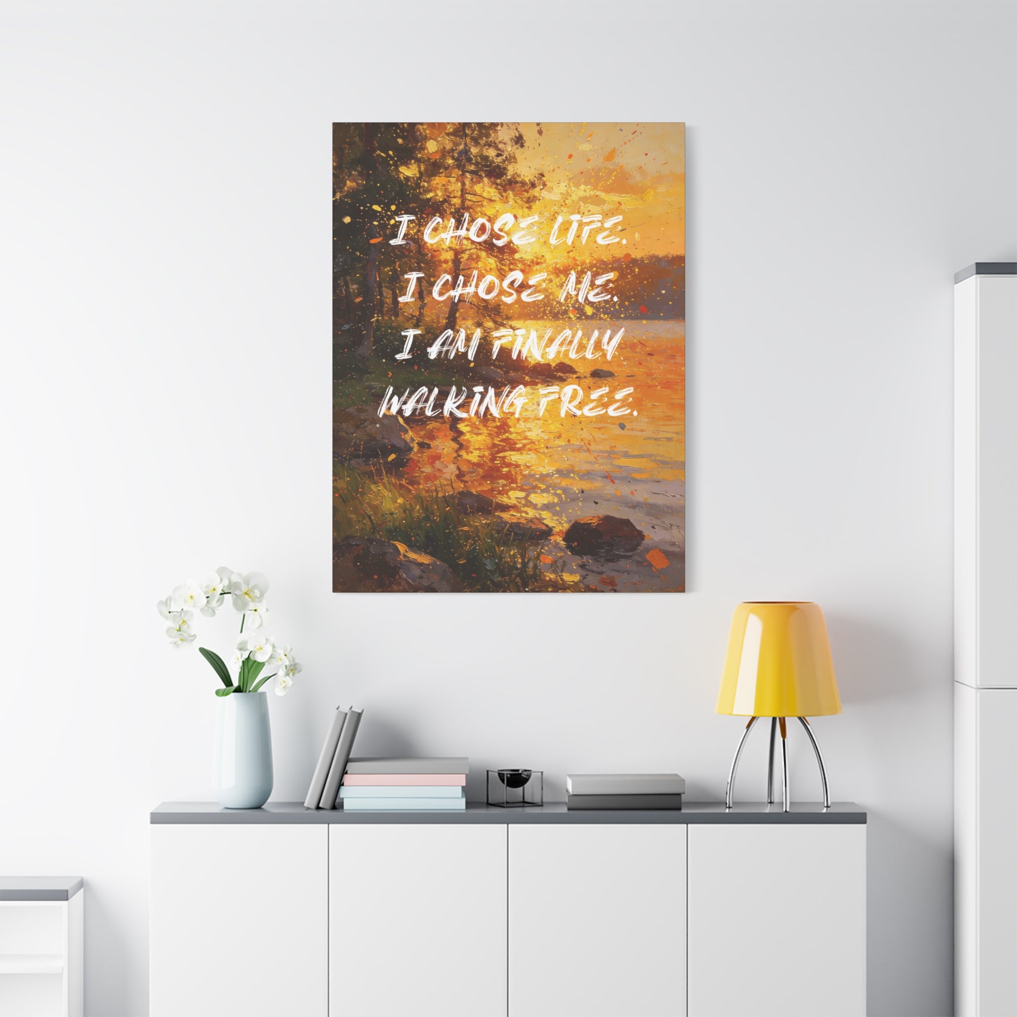 I Chose Life. I Chose Me. I Am Finally Walking Free. - Imprint Art